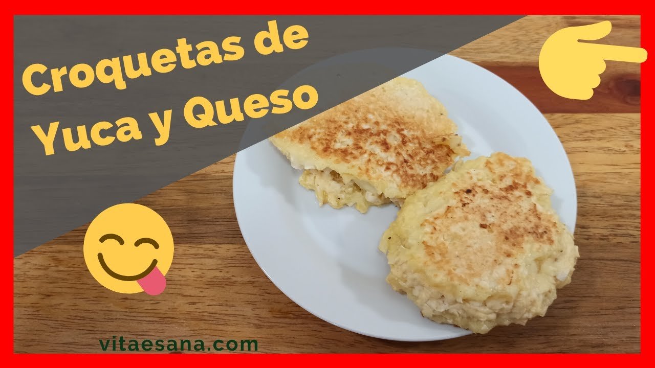 Croquetas de yuca con queso sin gluten