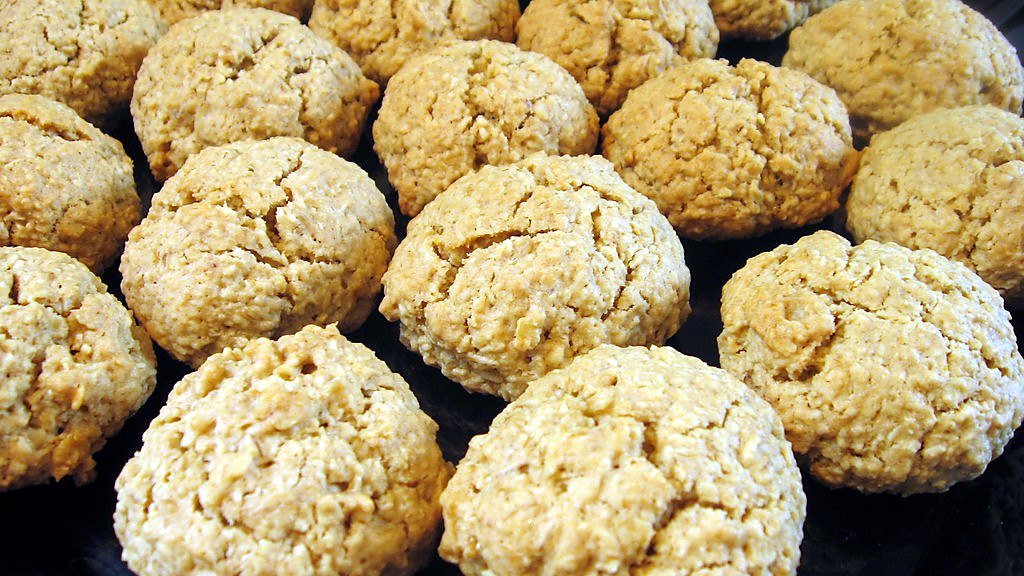 Galletas de avena, coco y frutos secos