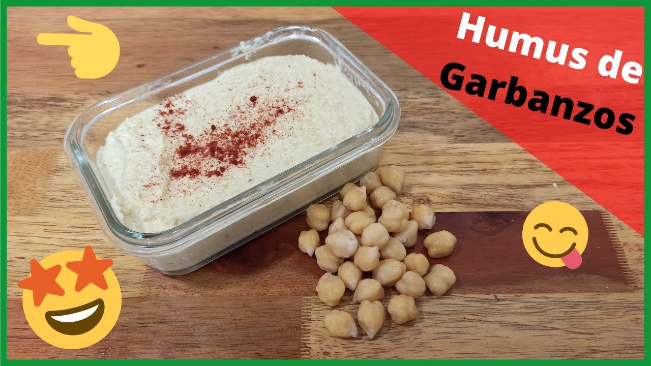 Hummus de garbanzos sin tahini